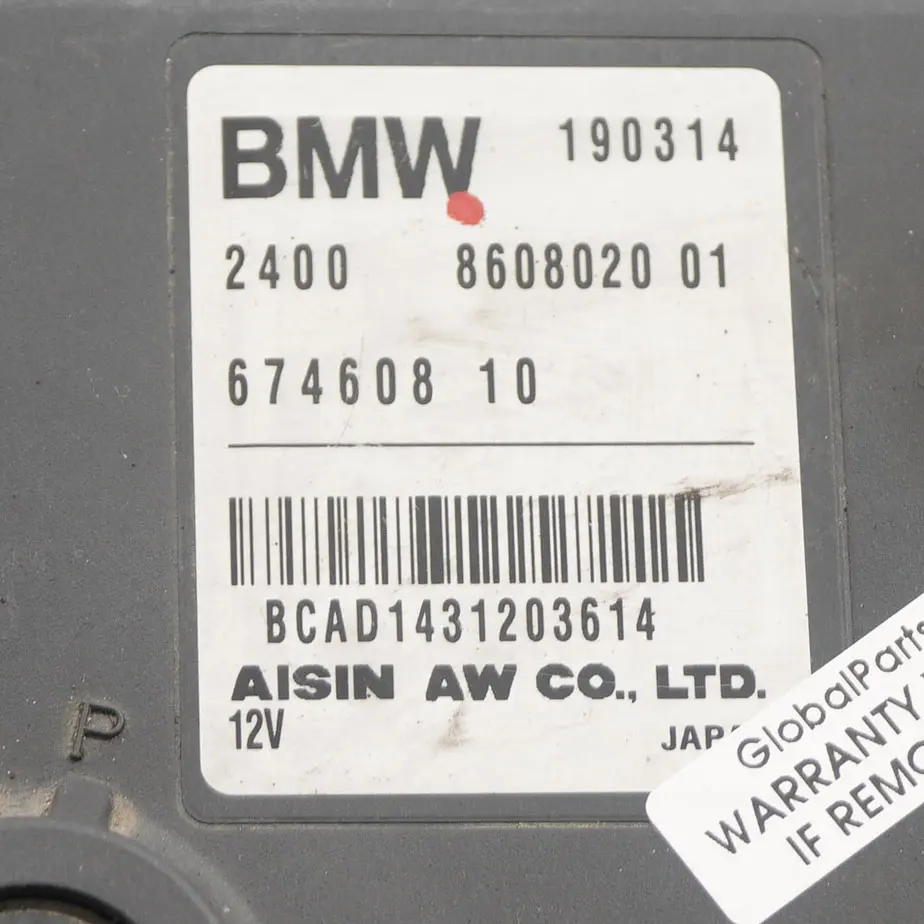 Getriebemodul Mini F55 F56 F57 Automatik Grundsteuergerät EGS für mit Teilenummer 8608020 Getriebemodul Mini F55 F56 F57 Automatik Grundsteuergerät EGS - SKU 8608020 - Teilenummer 8608020