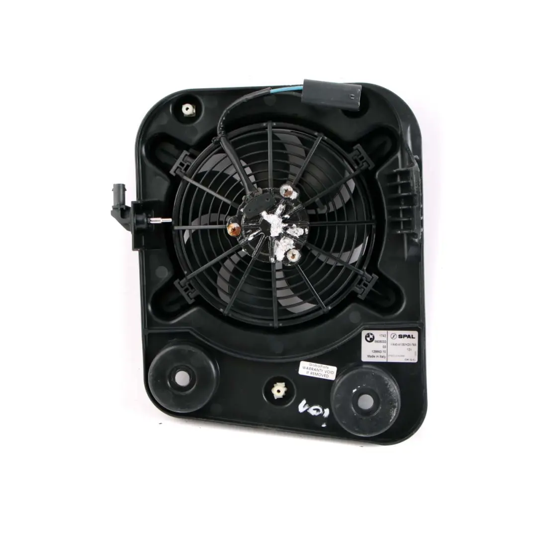 Bumper Diffuser Electric Fan Motor Unit to BMW i3 I01 Rex Hybrid Rear with Part number 8608033 BMW i3 I01 Rex Hybrid Rear Bumper Diffuser Electric Fan Motor Unit - SKU 8608033 - Part number 8608033
