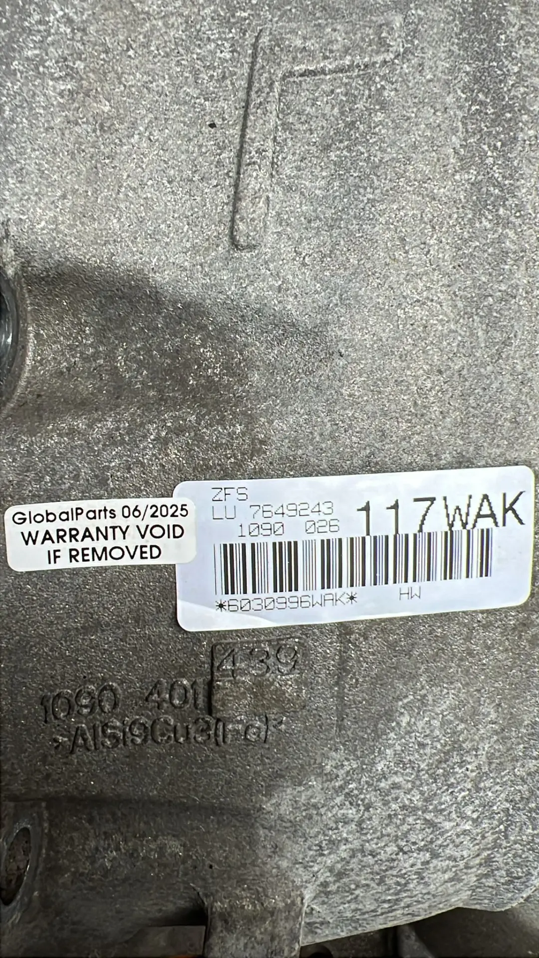 BMW X1 E84 Automatic Gearbox 18dX 20dX Diesel N47N GA8HP45X WARRANTY - SKU 8609951 - Part number 8609951
