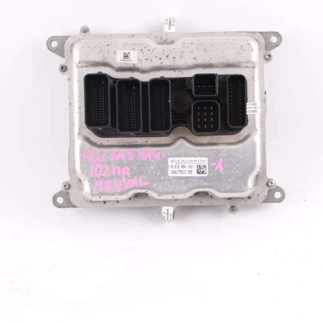 102HP Engine Control Unit ECU KIT DME 8610484 FEM Key Lock to BMW F20 F21 114i N13 with Part number 8603352 BMW F20 F21 114i N13 102HP Engine Control Unit ECU KIT DME 8610484 FEM Key Lock - SKU 8610484-1 - Part number 8603352