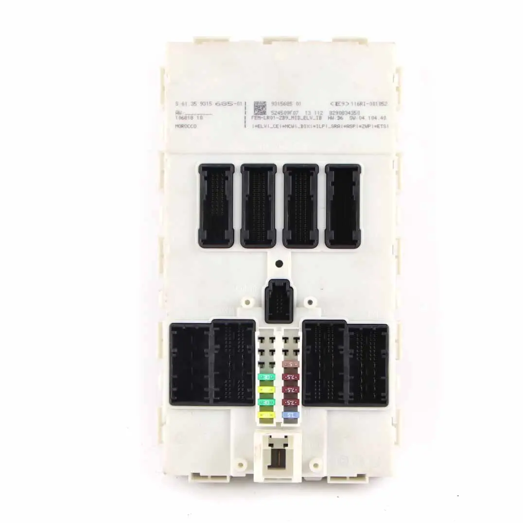 BMW F20 F21 114i N13 102HP Engine Control Unit ECU KIT DME 8610484 FEM Key Lock - SKU 8610484-1 - Part number 8603352