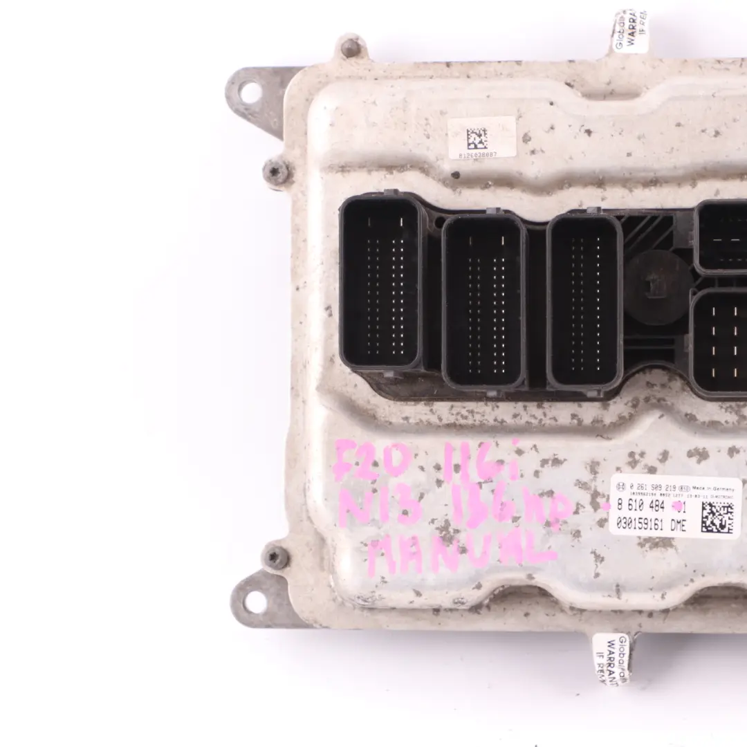 BMW F20 F21 116i N13 136HP Basic Engine Control Unit ECU DME Manual - SKU 8610484-2 - Part number 8610484