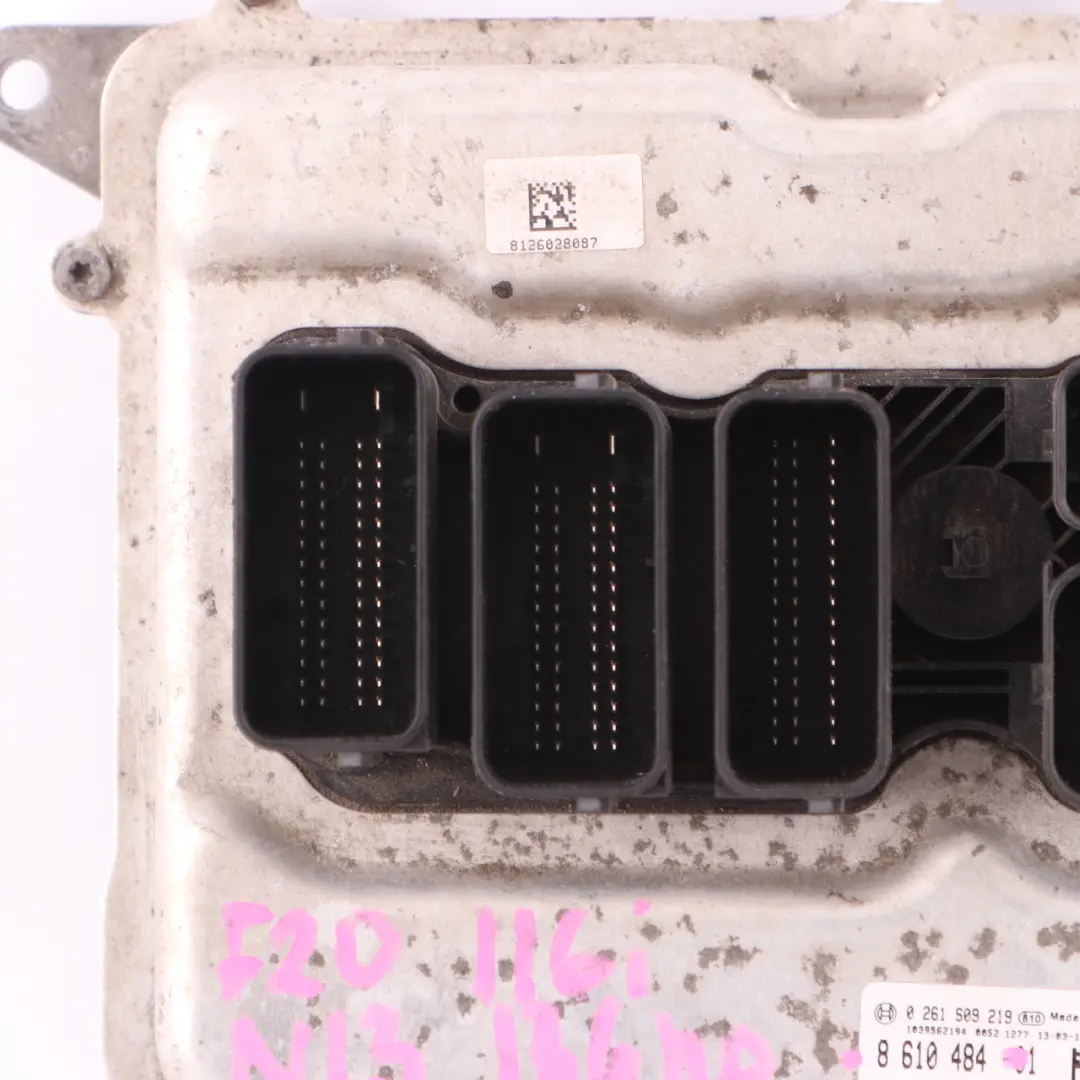 BMW F20 F21 116i N13 136HP Basic Engine Control Unit ECU DME Manual - SKU 8610484-2 - Part number 8610484