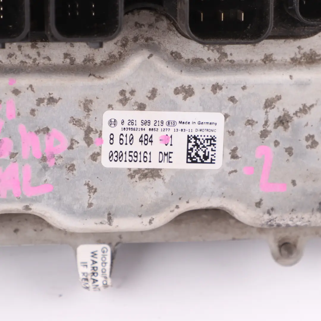 BMW F20 F21 116i N13 136HP Basic Engine Control Unit ECU DME Manual - SKU 8610484-2 - Part number 8610484