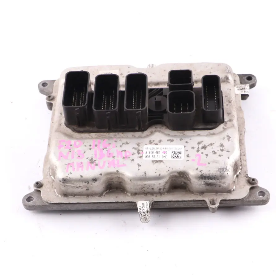 BMW F20 F21 116i N13 136HP Basic Engine Control Unit ECU DME Manual - SKU 8610484-2 - Part number 8610484