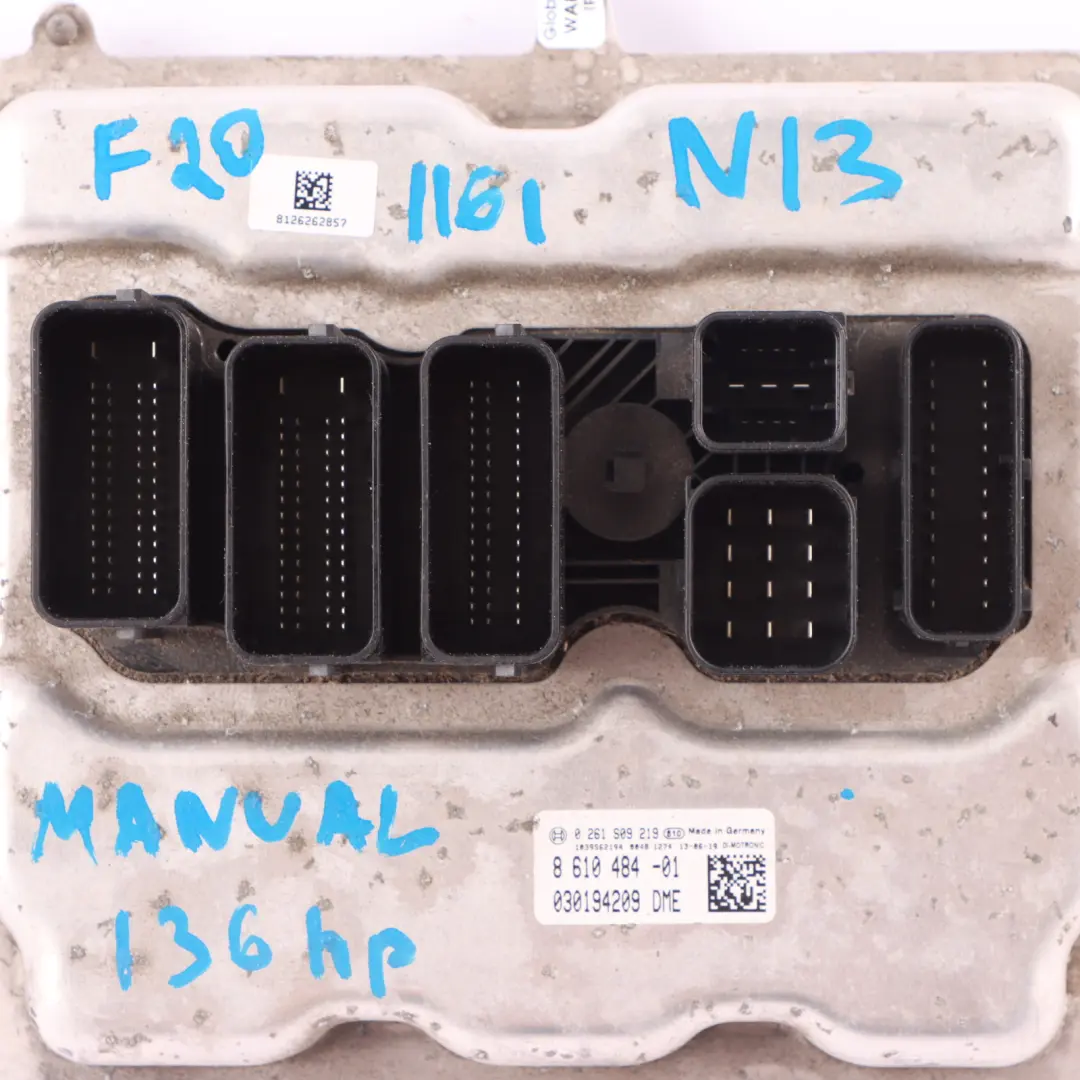 136HP Engine Unit ECU Kit DME Key FEM to BMW F20 F21 116i F30 316i N13 with Part number 8610484 BMW F20 F21 116i F30 316i N13 136HP Engine Unit ECU Kit DME Key FEM - SKU 8610484-4 - Part number 8610484
