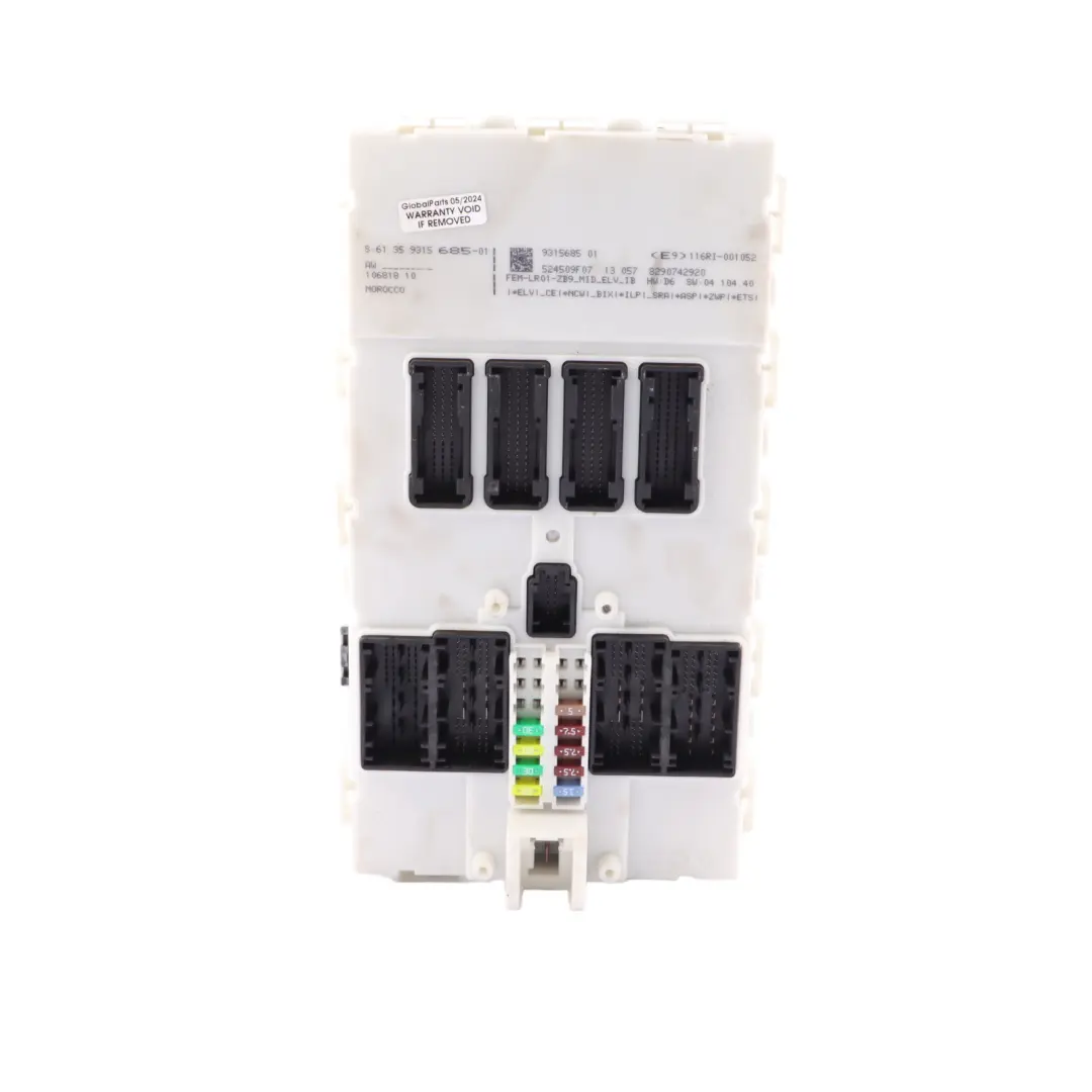 BMW F20 F21 116i F30 316i N13 136HP Engine Control Unit ECU DME Key FEM - SKU 8610484-5 - Part number 8610484