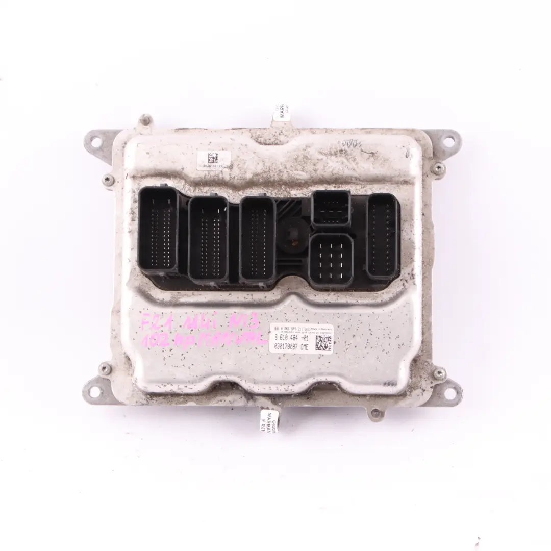 Sterownik Silnika ECU DME do BMW F20 116i N13 o numerze 8610484 BMW F20 116i N13 Sterownik Silnika ECU DME - SKU 8610484 - Numer Części 8610484