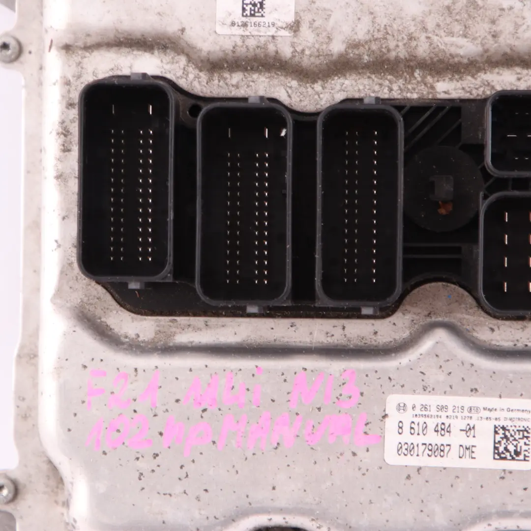 102HP Centralina Motore ECU Modulo DME Manuale per BMW F20 F21 N13 con numero di parte 8610484 BMW F20 F21 N13 102HP Centralina Motore ECU Modulo DME Manuale - SKU 8610484 - Numero di parte 8610484