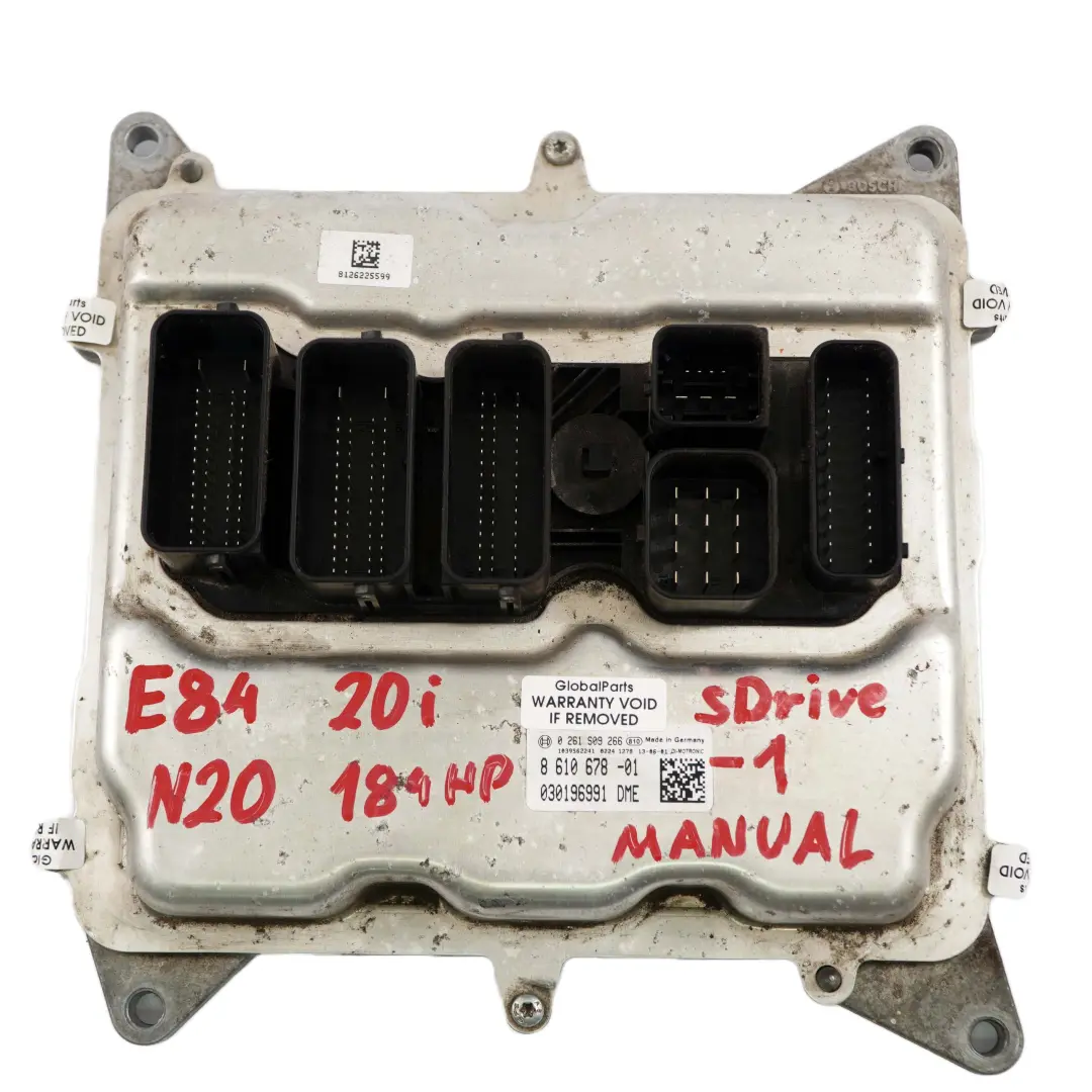 BMW E84 20i N20 Sterownik Silnika ECU - SKU 8610678-1 - Numer Części 8610678