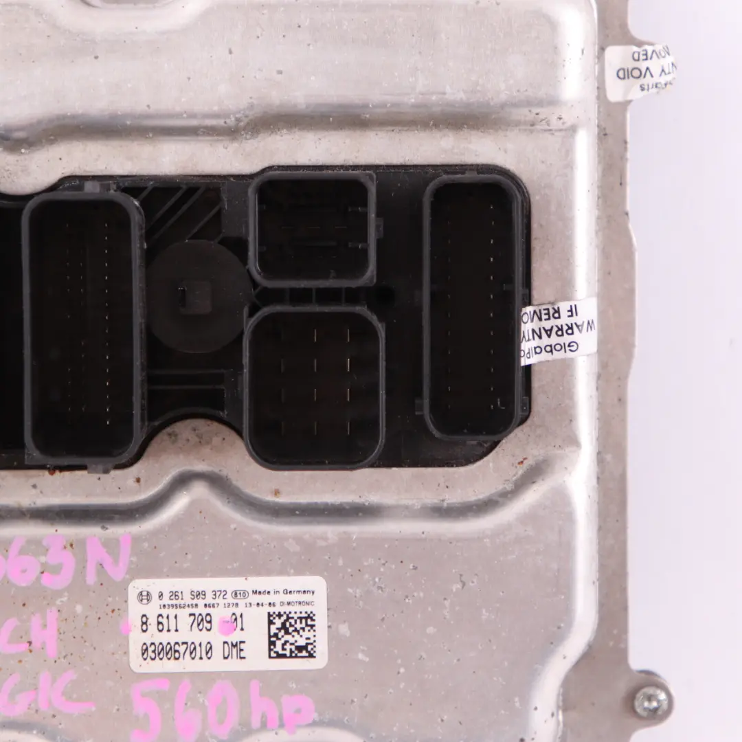 S63N 560HP ECU Control Unit Module DDE Twin-Clutch to BMW F10 F12 F13 M5 M6 with Part number 8611709 BMW F10 F12 F13 M5 M6 S63N 560HP ECU Control Unit Module DDE Twin-Clutch - SKU 8611709 - Part number 8611709