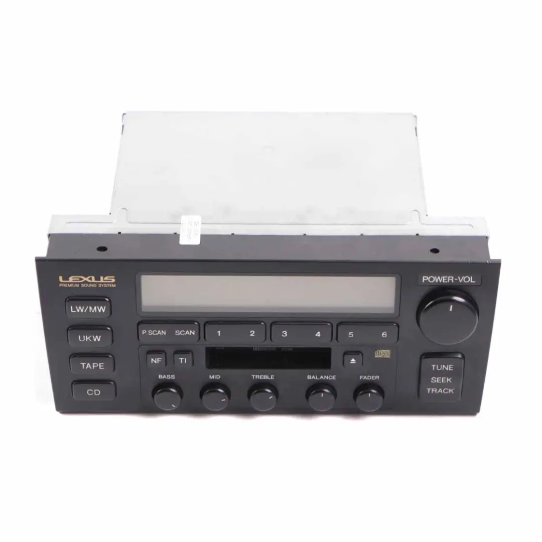 LS400 Car Radio Player Audio Unit Premium Sound System to Lexus with Part number 86120-50381 Lexus LS400 Car Radio Player Audio Unit Premium Sound System - SKU 86120-50381 - Part number 86120-50381