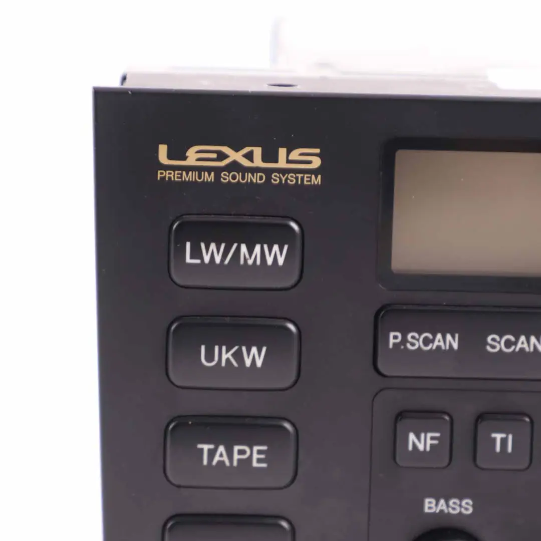 LS400 Car Radio Player Audio Unit Premium Sound System to Lexus with Part number 86120-50381 Lexus LS400 Car Radio Player Audio Unit Premium Sound System - SKU 86120-50381 - Part number 86120-50381
