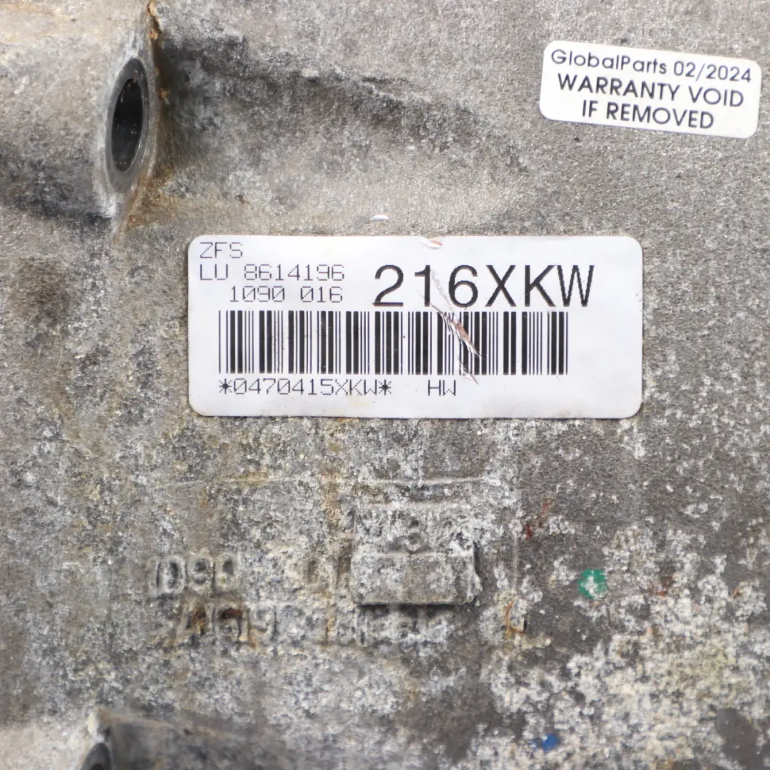 N47N Automatic Gearbox GA8HP45Z XKW WARRANTY to BMW F20 116d F36 418d with Part number 8614196 BMW F20 116d F36 418d N47N Automatic Gearbox GA8HP45Z XKW WARRANTY - SKU 8614196 - Part number 8614196