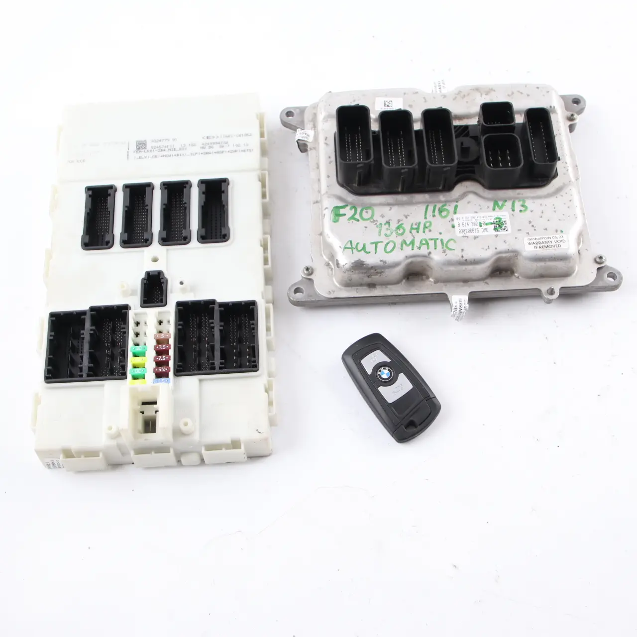 BMW F20 F30 116i 316i N13 136PK Motor ECU Kit DME 8614302 FEM Sleutel