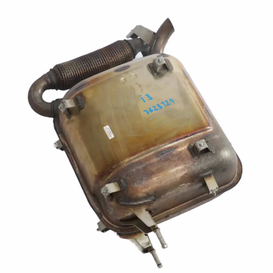 Silencer BMW i3 I01 Hybrid Exhaust Back Box Backbox Pipe to Rear with Part number 8614958 Rear Silencer BMW i3 I01 Hybrid Exhaust Back Box Backbox Pipe - SKU 8614958 - Part number 8614958