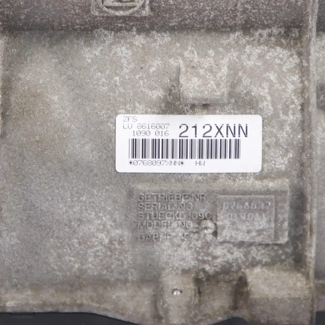 Gearbox BMW F10 525d F20 125d F30 325d N47S1 GA8HP45Z WARRANTY to Automatic with Part number 8616007 Automatic Gearbox BMW F10 525d F20 125d F30 325d N47S1 GA8HP45Z WARRANTY - SKU 8616007 - Part number 8616007
