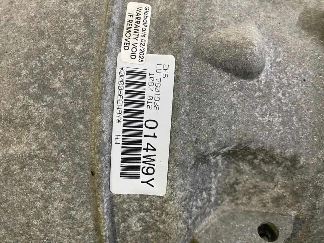 Automatic Gearbox BMW F10 F11 530d Diesel N57 GA8HP70Z 7602090 WARRANTY - SKU 8617000 - Part number 8617000