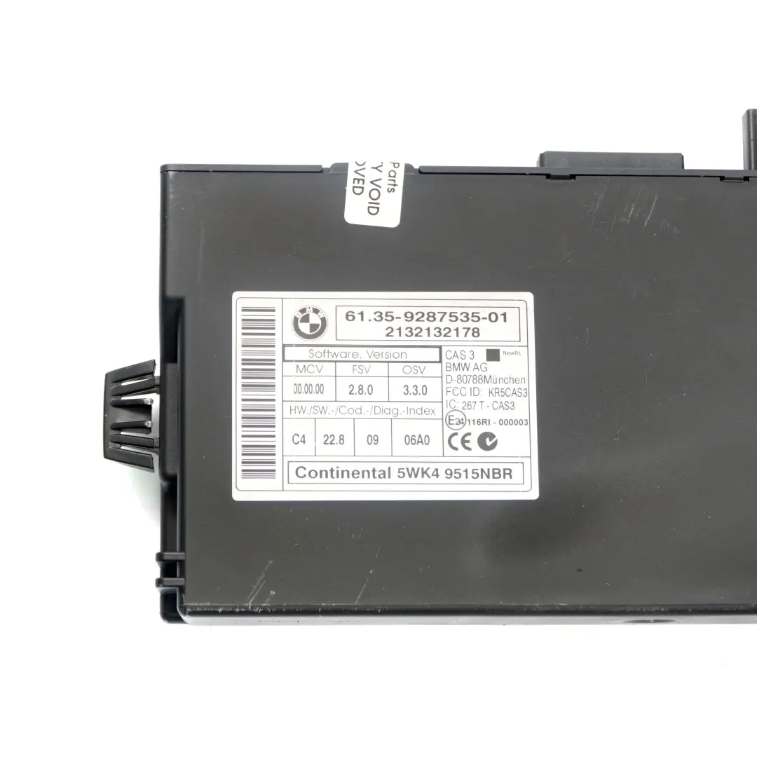 Mini R56 LCI One N16 1.6 75HP Kit Calculateur Moteur DME CAS 3 - SKU 8617050-1 - Numéro de pièce 8617050