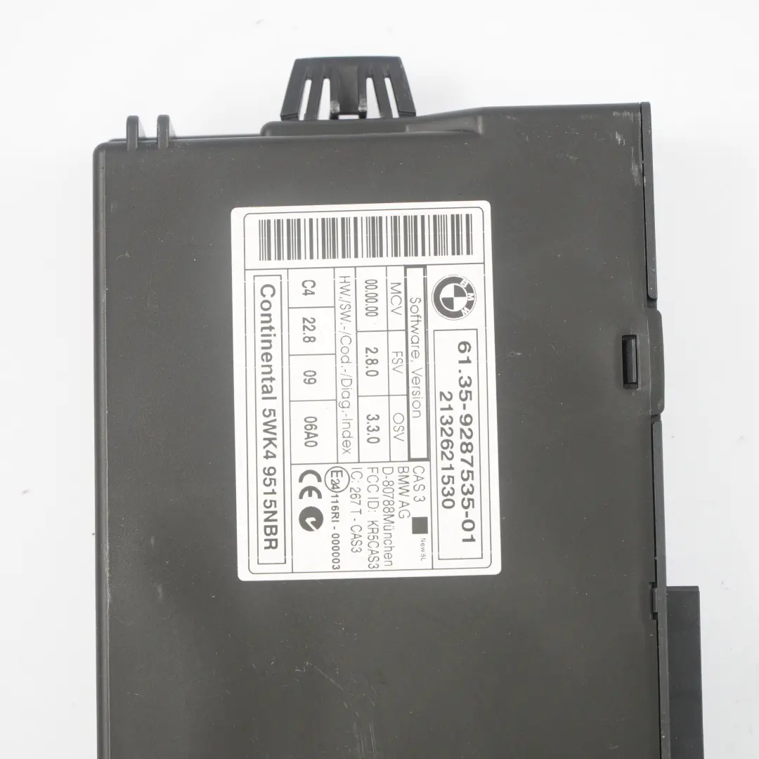 Mini Cooper R56 LCI R58 N16 1.6 122HP Engine ECU Kit DME CAS 3 + Key - SKU 8617050-2 - Part number 8617050
