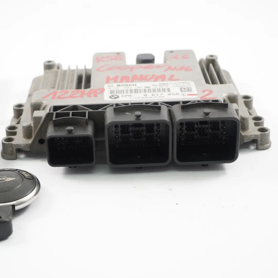 Mini Cooper R56 LCI R58 N16 1.6 122CV Motor Kit ECU DME CAS 3 + Llave - SKU 8617050-2 - Número de pieza 8617050