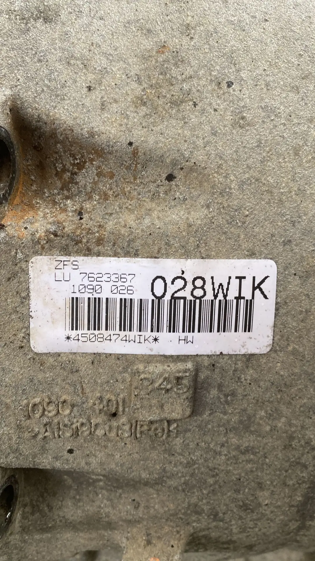 BMW X3 F25 20dX N47N Boîte vitesses automatique GA8HP45X 7623367 GARANTIE - SKU 8617113 - Numéro de pièce 8617113