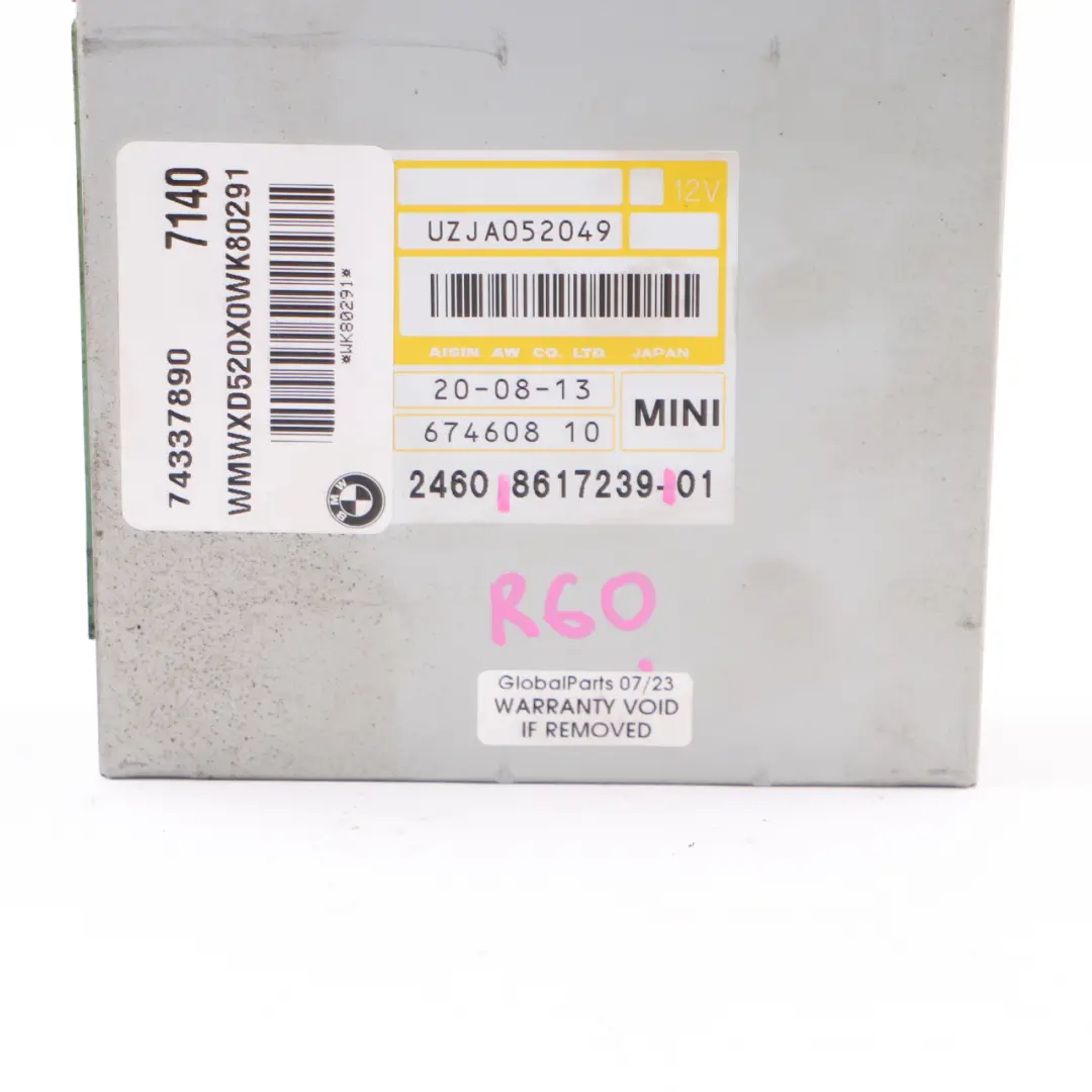 Module boîte vitesses Mini R55 R56 LCI R60 transmission automatique EGS pour à propos du numéro de pièce 8617239 Module boîte vitesses Mini R55 R56 LCI R60 transmission automatique EGS - SKU 8617239 - Numéro de pièce 8617239