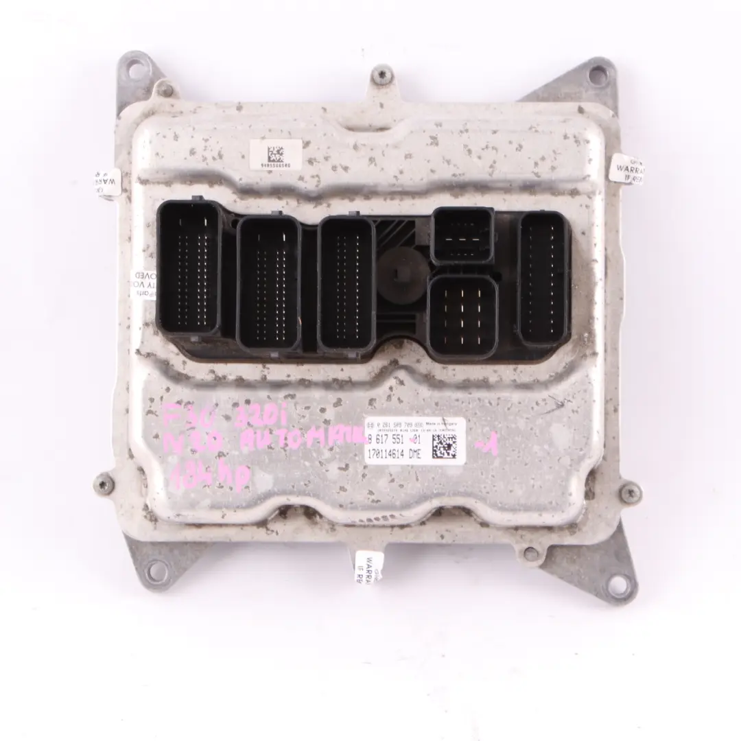 N20 184HP Engine ECU Kit DME FEM Key Automatic to BMW F30 F31 320i Petrol with Part number 8617551 BMW F30 F31 320i Petrol N20 184HP Engine ECU Kit DME FEM Key Automatic - SKU 8617551-1 - Part number 8617551