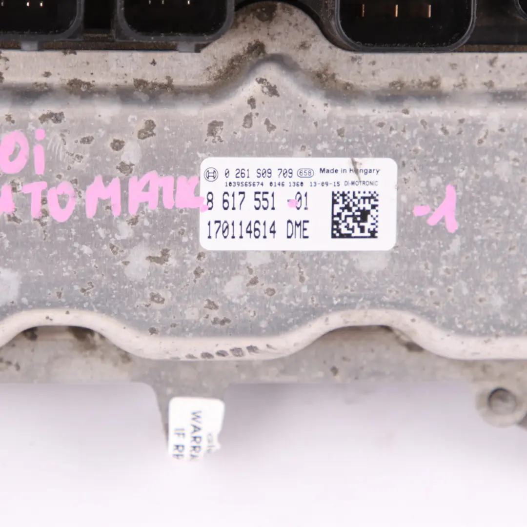 BMW F30 F31 320i Petrol N20 184HP Engine ECU Kit DME FEM Key Automatic - SKU 8617551-1 - Part number 8617551