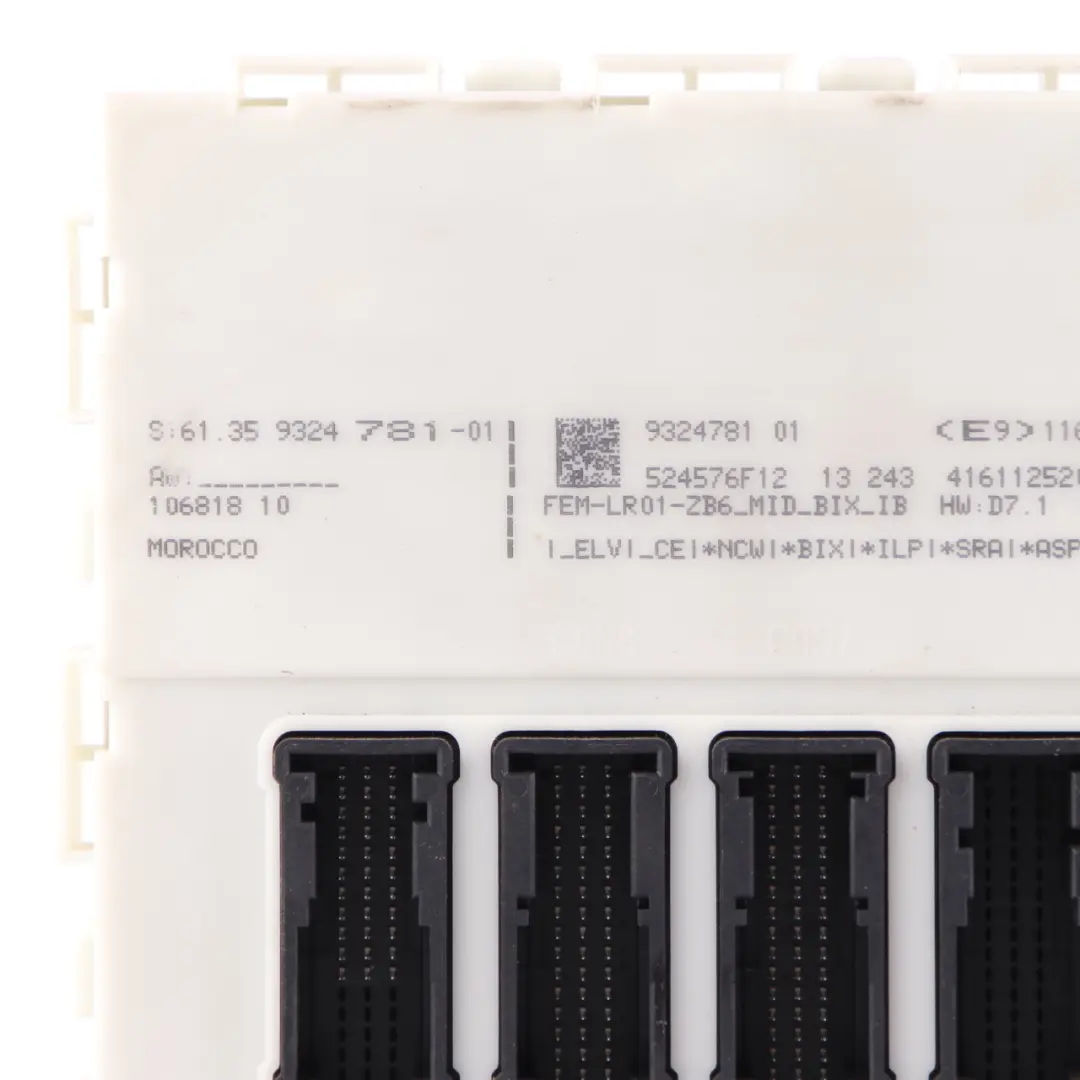 BMW F30 F31 320i Petrol N20 184HP Engine ECU Kit DME FEM Key Automatic - SKU 8617551-1 - Part number 8617551