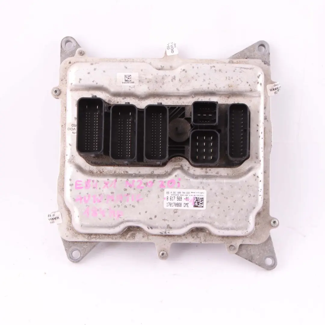 BMW X1 E84 20i N20 184HP ECU Engine Control Kit DME CAS3 + Key Automatic - SKU 8617569-1 - Part number 8617569