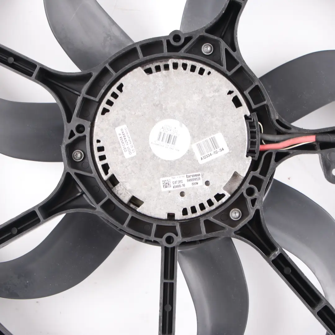 BMW X5 X6 E70 E71 Ventilateur Radiateur Refroidissement Moteur Shroud 600W - SKU 8618241-2 - Numéro de pièce 8618241