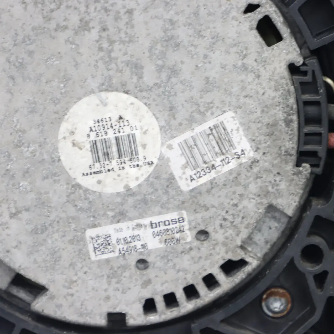  Kühlerlüfter BMW X5 X6 E70 E71 Motorkühlung Kühler Lüfterhaube 600W 7616103 - SKU 8618241-3 - Teilenummer 8618241