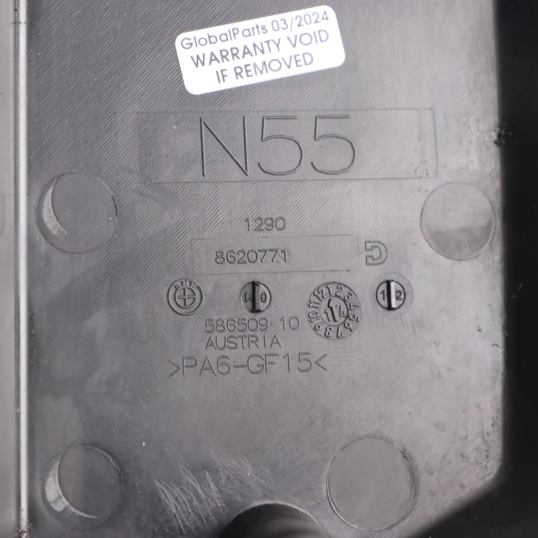 N55 Power Distribution Module Bracket Cover Carrier to BMW F20 F21 F30 F32 with Part number 8620771 BMW F20 F21 F30 F32 N55 Power Distribution Module Bracket Cover Carrier - SKU 8620771 - Part number 8620771