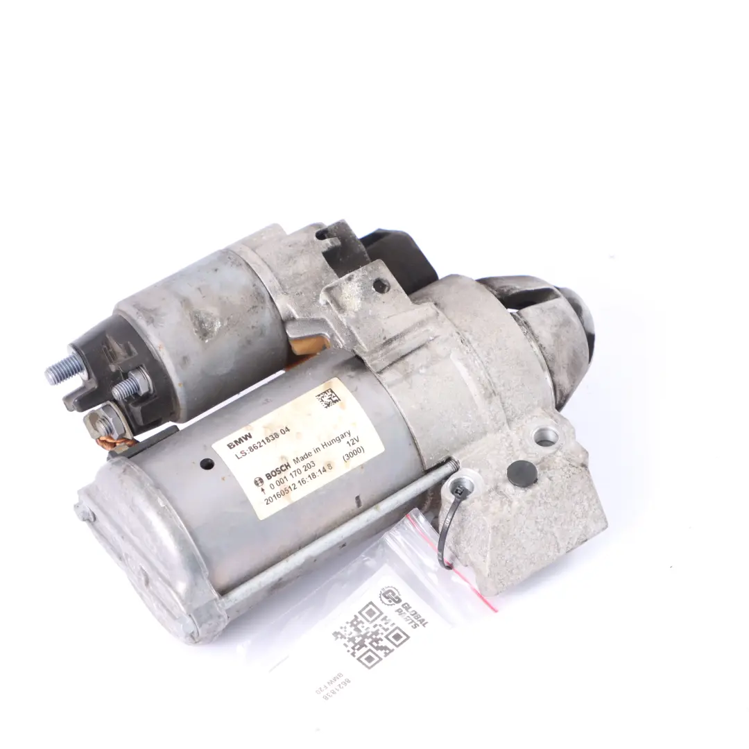  Démarreur BMW F20 F21 F30 F31 F32 F34 LCI Petrol B48 Bosch - SKU 8621838 - Numéro de pièce 8621838