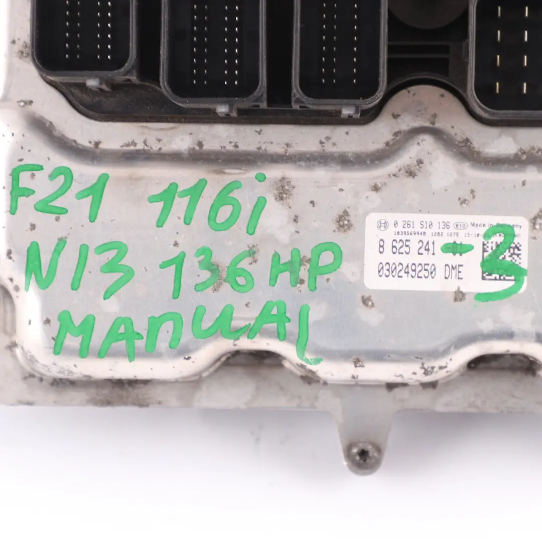 BMW F20 F30 116i 316i N13 136HP Engine ECU Kit DME FEM Key Lock Manual - SKU 8625241-3 - Part number 8625241