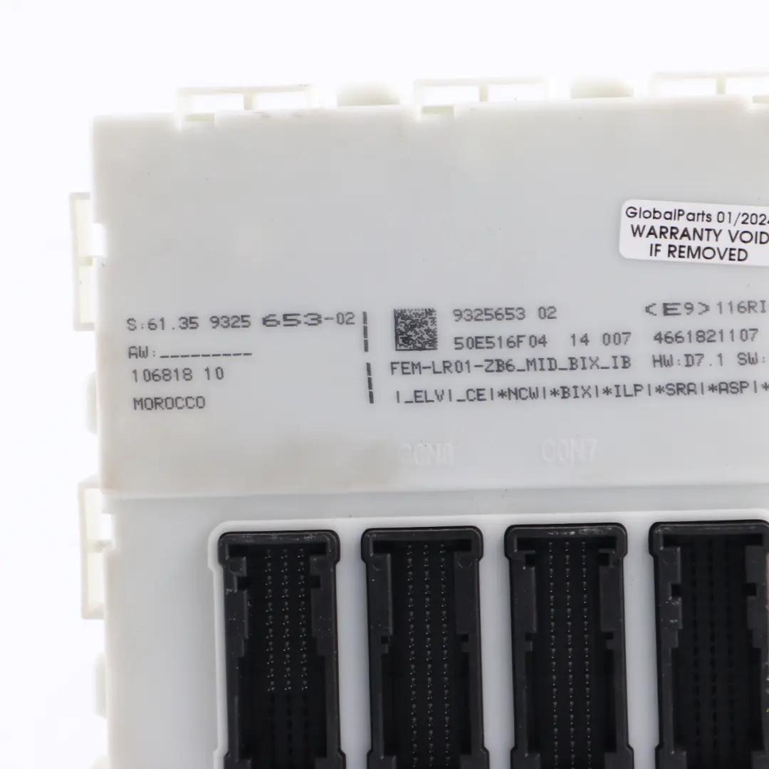 BMW F20 F30 116i 316i N13 136HP Engine ECU KIT DME 8625241 + FEM + Key Automatic - SKU 8625241-4 - Part number 7636292