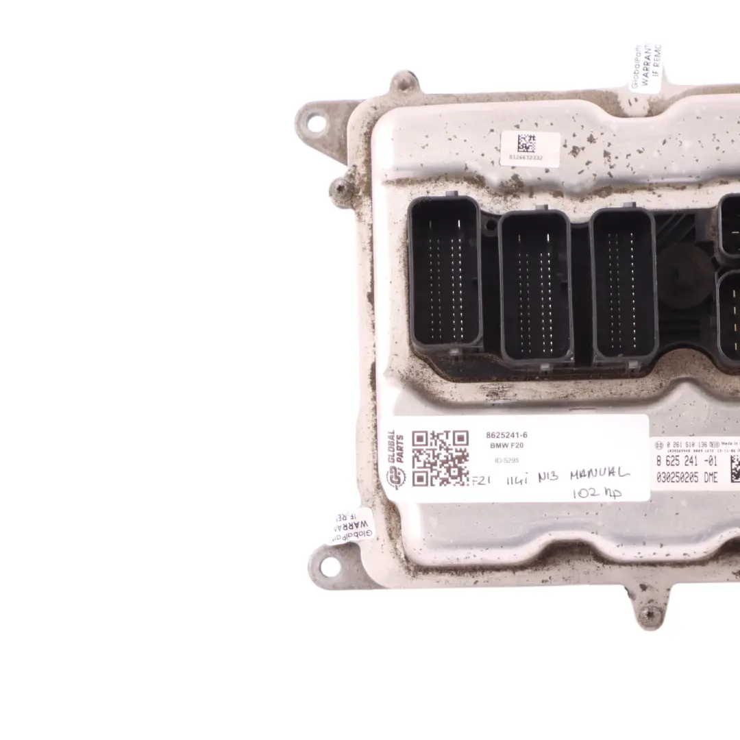 BMW F20 F21 114i N13 102HP Petrol Engine ECU Control Unit DME Manual - SKU 8625241-6 - Part number 8625241