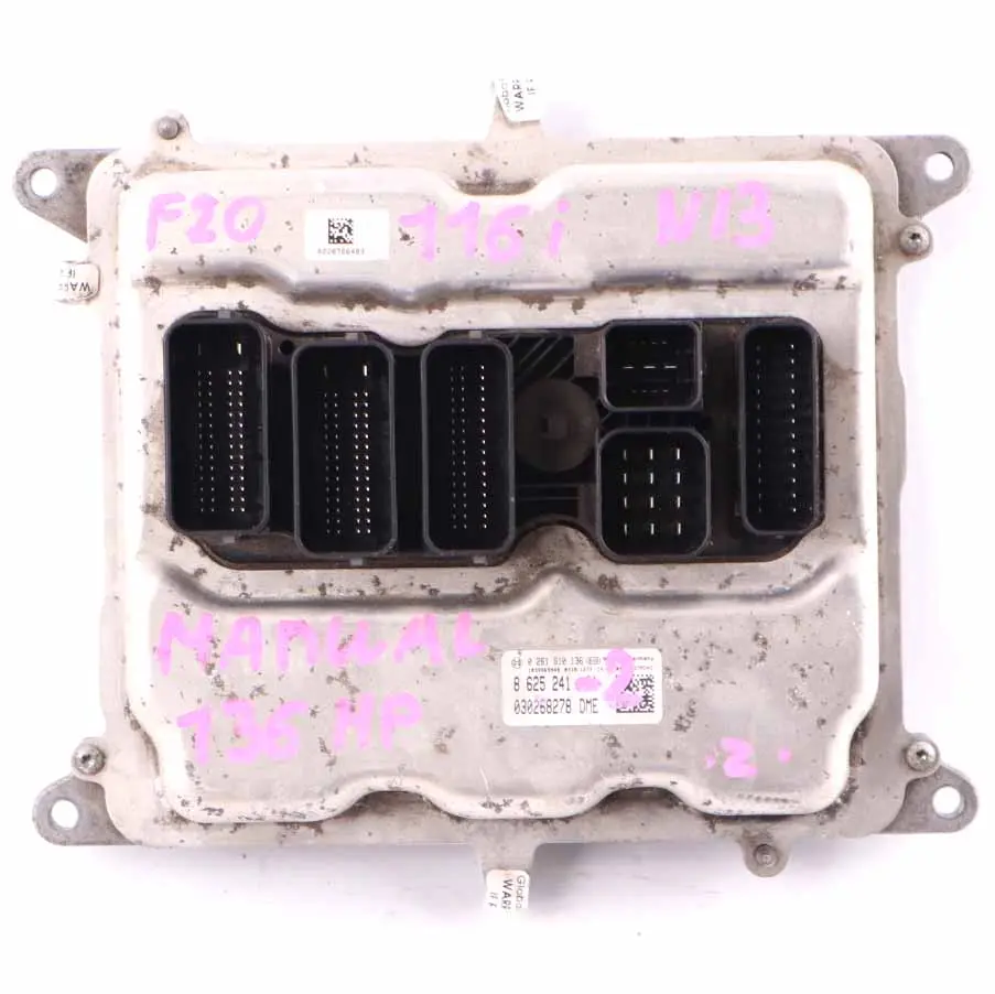BMW F20 F30 116i 316i N13 136HP Engine ECU Kit DME FEM Key Lock Manual - SKU 8625241-2 - Part number 8625241