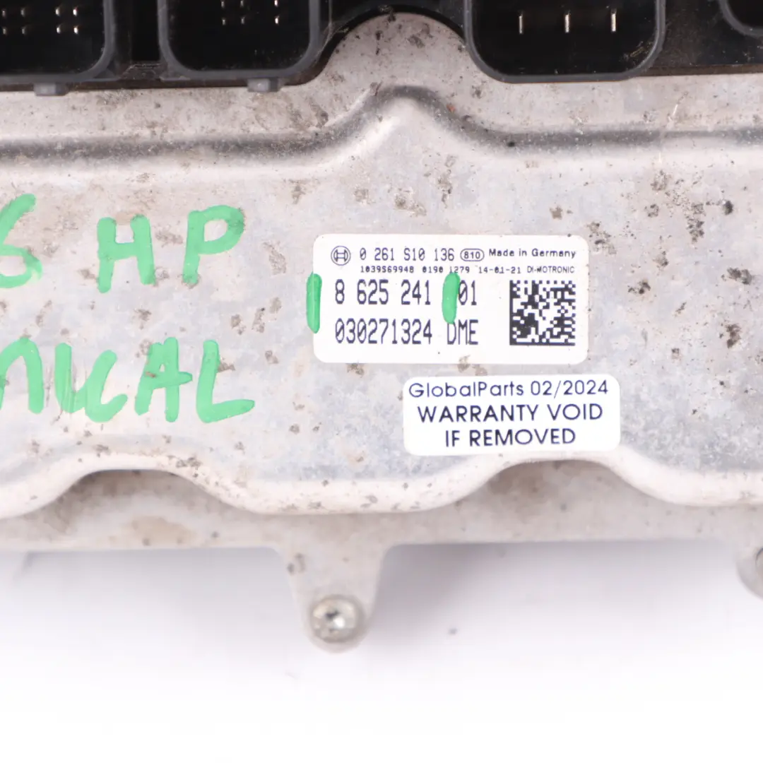 BMW F20 F30 F31 116i 316i N13 136HP Engine ECU Control Unit DME Manual - SKU 8625241 - Part number 8625241