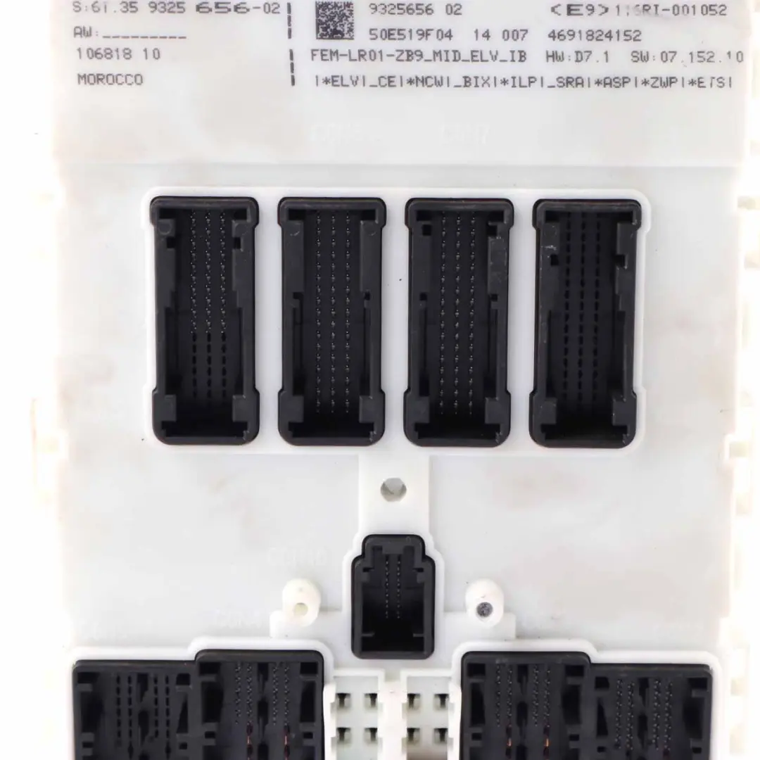 BMW F20 F30 116i 316i N13 136HP Engine ECU Kit DME FEM Key Lock Manual - SKU 8625241-2 - Part number 8625241
