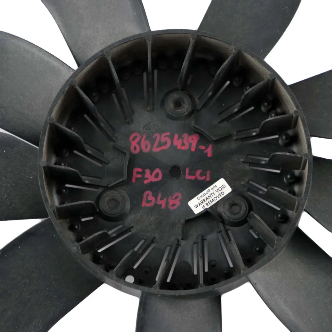 BMW F20 F21 F30 F31 LCI B48 Carcasa Ventilador Radiador 400W - SKU 8625439 - Número de pieza 8625439
