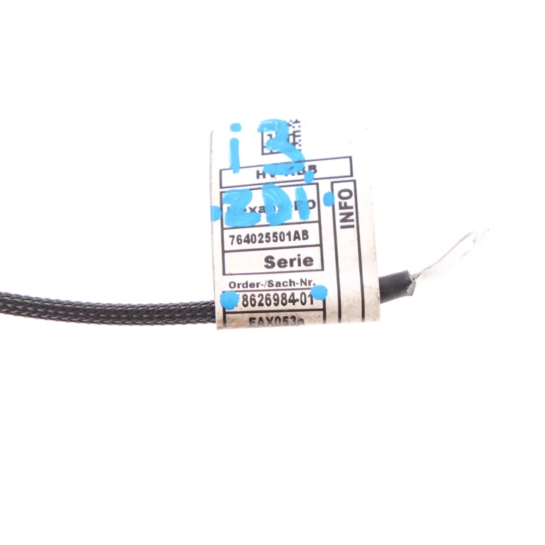 Earth Ground Cable Line Strap Battery Lead to BMW i3 I01 Hybrid Electric with Part number 8626984 BMW i3 I01 Hybrid Electric Earth Ground Cable Line Strap Battery Lead - SKU 8626984 - Part number 8626984