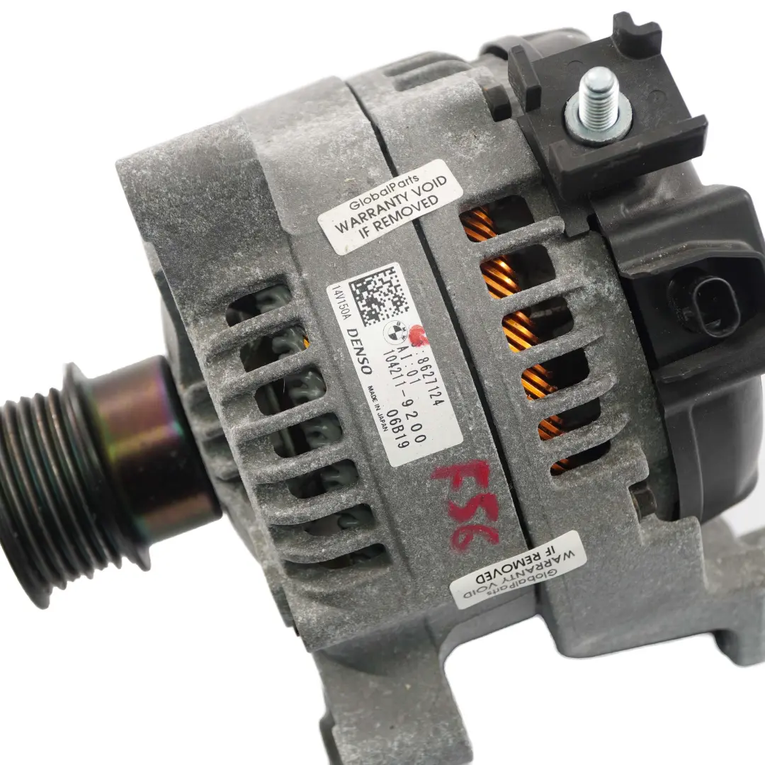 BMW X1 F48 Mini F55 F56 B37 B47 Motore Alternatore Generatore Denso 180A - SKU 8627124 - Numero di parte 8627124