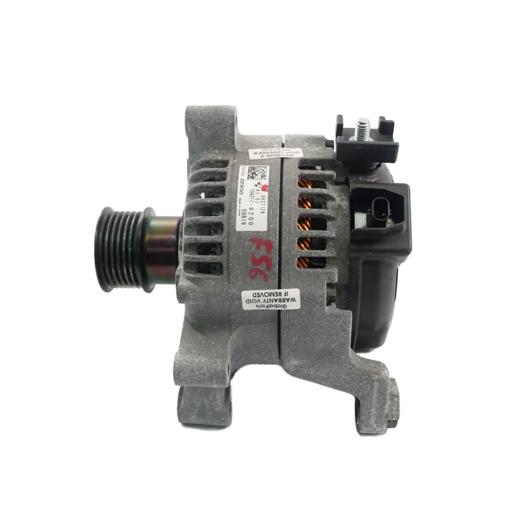 B37 B47 Motor Alternator Generator Denso 180A für BMW X1 F48 Mini F55 F56 mit Teilenummer 8627124 BMW X1 F48 Mini F55 F56 B37 B47 Motor Alternator Generator Denso 180A - SKU 8627124 - Teilenummer 8627124