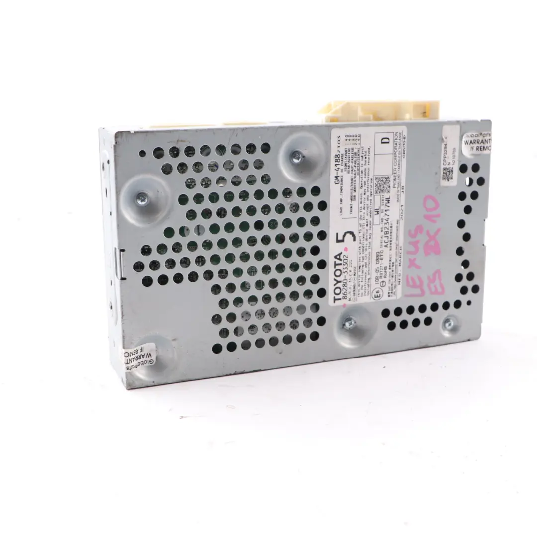 Lexus ES ZX10 Toyota Audio Amplifier Sound System Module Pioneer - SKU 86280-33302 - Part number 86280-33302
