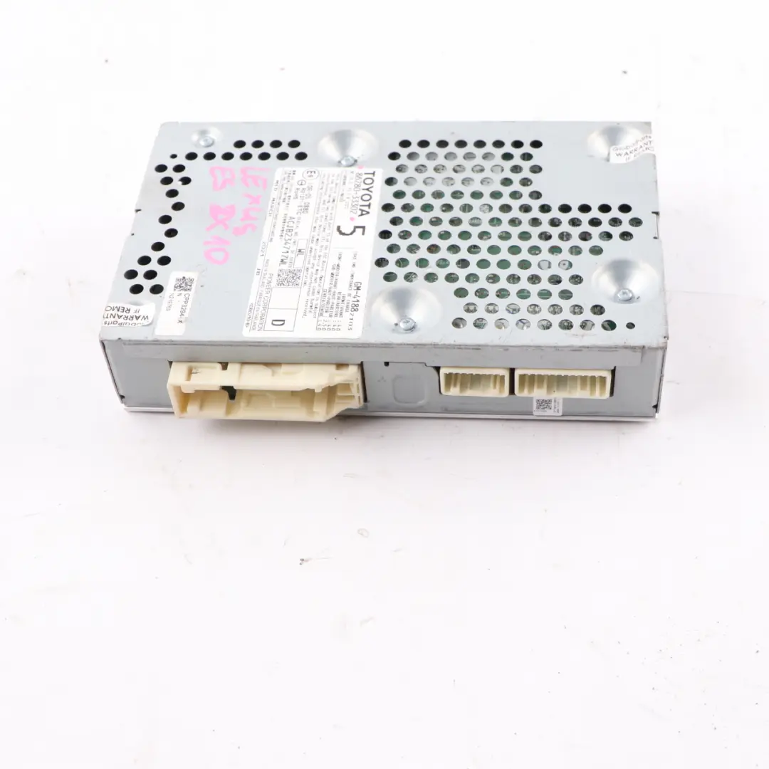 ZX10 Toyota Audio Amplifier Sound System Module Pioneer to Lexus ES with Part number 86280-33302 Lexus ES ZX10 Toyota Audio Amplifier Sound System Module Pioneer - SKU 86280-33302 - Part number 86280-33302