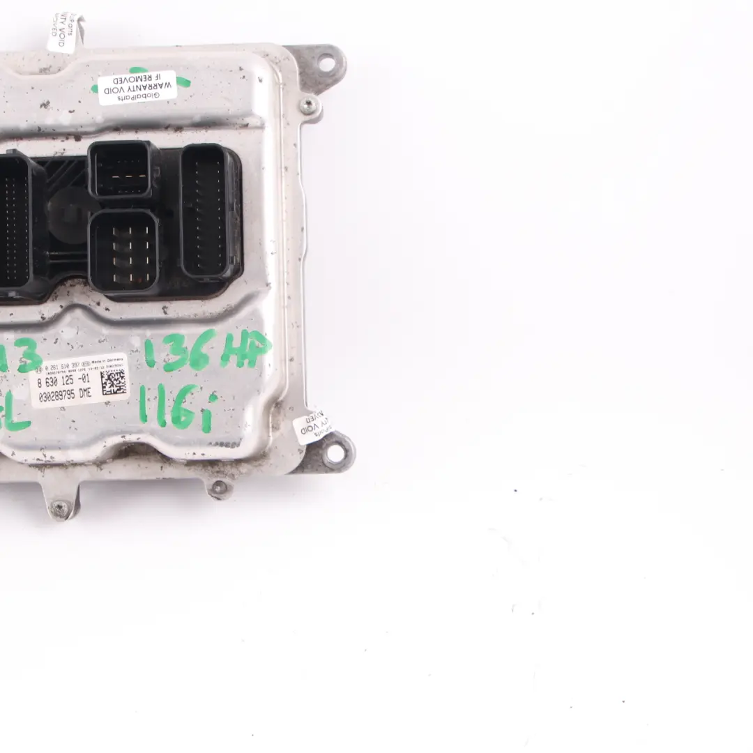 136HP Unité Contrôle Moteur ECU DME Manuel pour BMW F20 F21 F30 116I 316I N13 à propos du numéro de pièce 8630125 BMW F20 F21 F30 116I 316I N13 136HP Unité Contrôle Moteur ECU DME Manuel - SKU 8630125 - Numéro de pièce 8630125