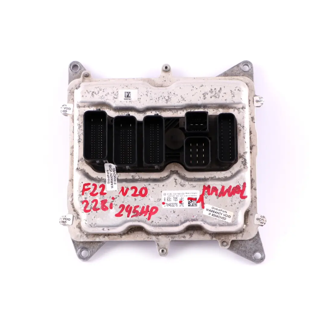 N20 245HP ECU DME to BMW F10 LCI F22 F30 F32 228i 328i 428i 528i Petrol with Part number 8631725 BMW F10 LCI F22 F30 F32 228i 328i 428i 528i Petrol N20 245HP ECU DME - SKU 8631725 - Part number 8631725