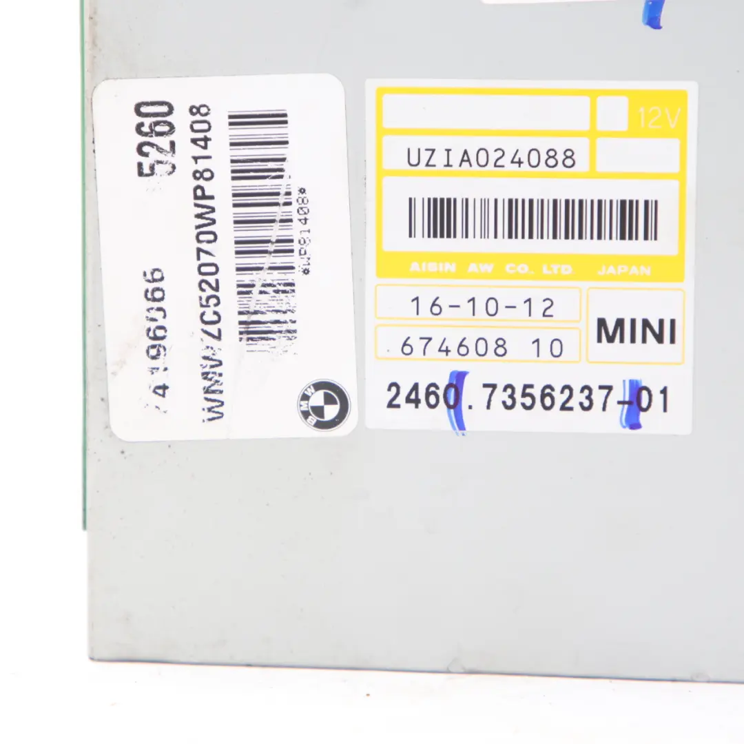 Automatik Getriebe Grund Steuergerät EGS 7356237 für Mini R55 R56 R57 LCI R60 mit Teilenummer 8631833 Mini R55 R56 R57 LCI R60 Automatik Getriebe Grund Steuergerät EGS 7356237 - SKU 8631833 - Teilenummer 8631833